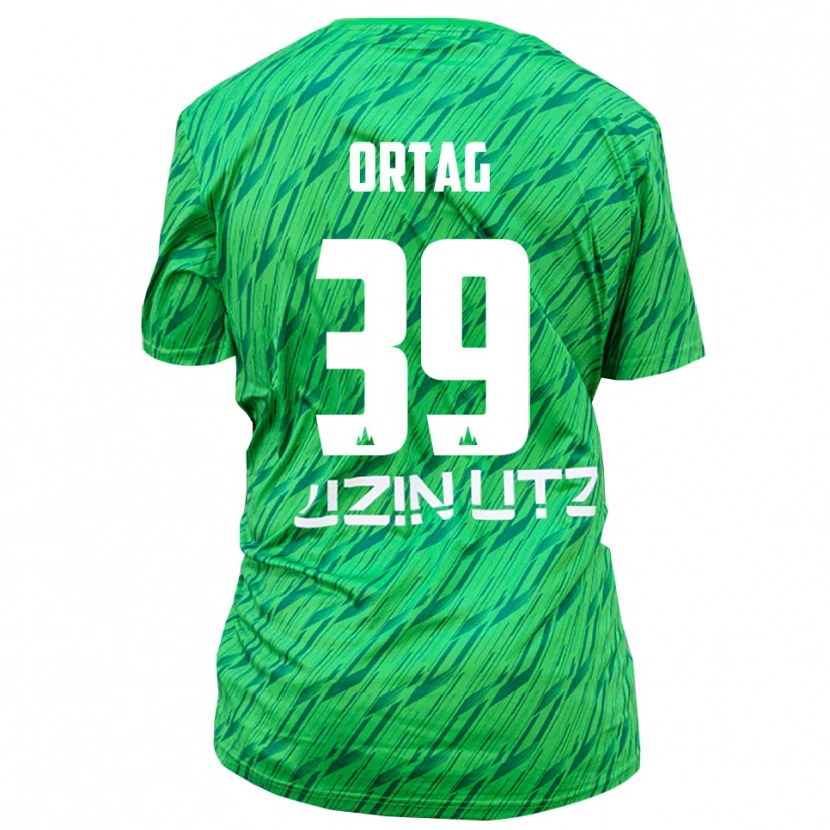 Danxen Homme Christian Ortag #39 Maillot de Gardien Vert Rouge 2025/26 T-shirt