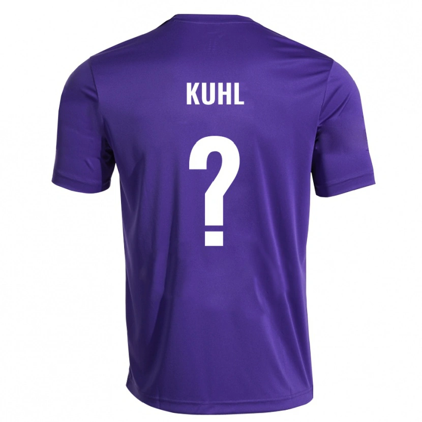 Danxen Homme Jasmin Kuhl #0 Maillot de Gardien Violet Blanc 2025/26 T-shirt