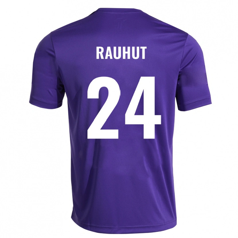 Danxen Homme Kevin Rauhut #24 Maillot de Gardien Violet Blanc 2025/26 T-shirt