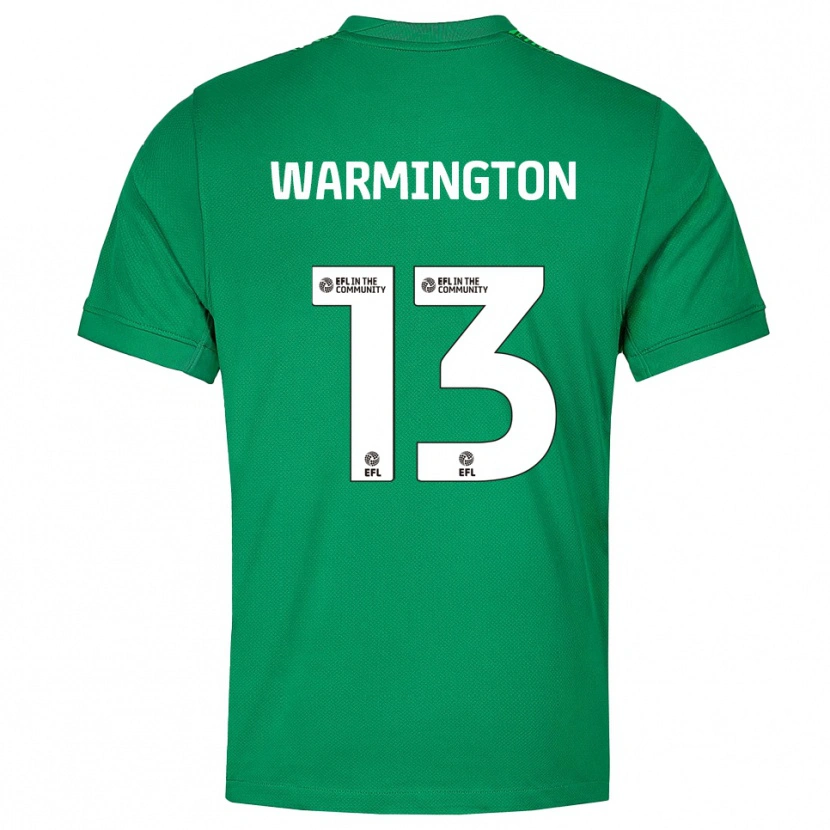 Danxen Homme Tyrese Warmington #13 Maillot de Gardien Blanc Vert 2025/26 T-shirt