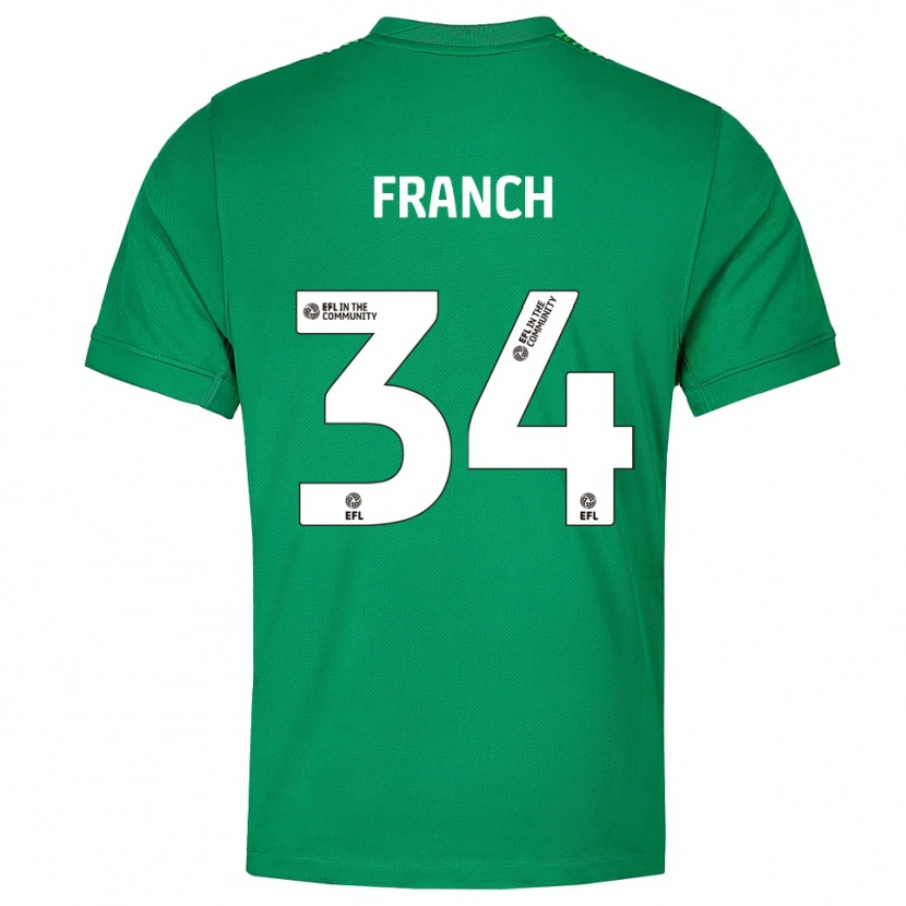 Danxen Homme Adrianna Franch #34 Maillot de Gardien Blanc Vert 2025/26 T-shirt