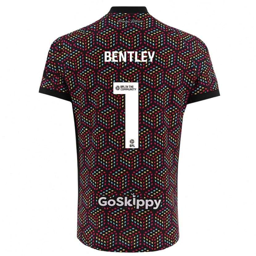 Danxen Homme Fran Bentley #1 Maillot de Gardien Blanc Noir 2025/26 T-shirt
