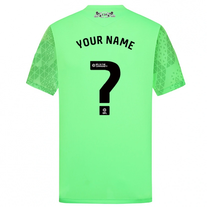 Danxen Homme Blackburn Rovers Maillot de Gardien Vert Fluorescent 2025/26 T-shirt