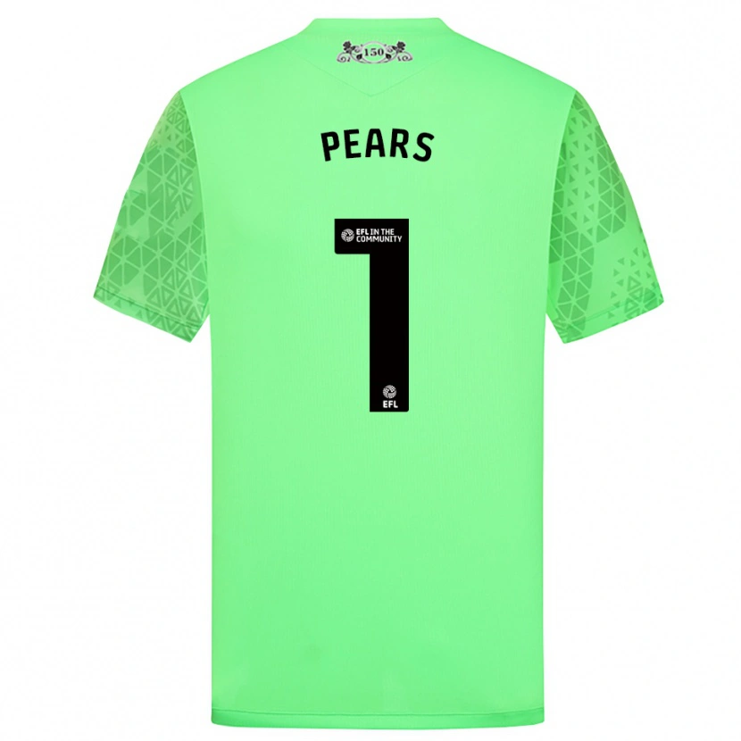 Danxen Homme Aynsley Pears #1 Maillot de Gardien Vert Fluorescent 2025/26 T-shirt