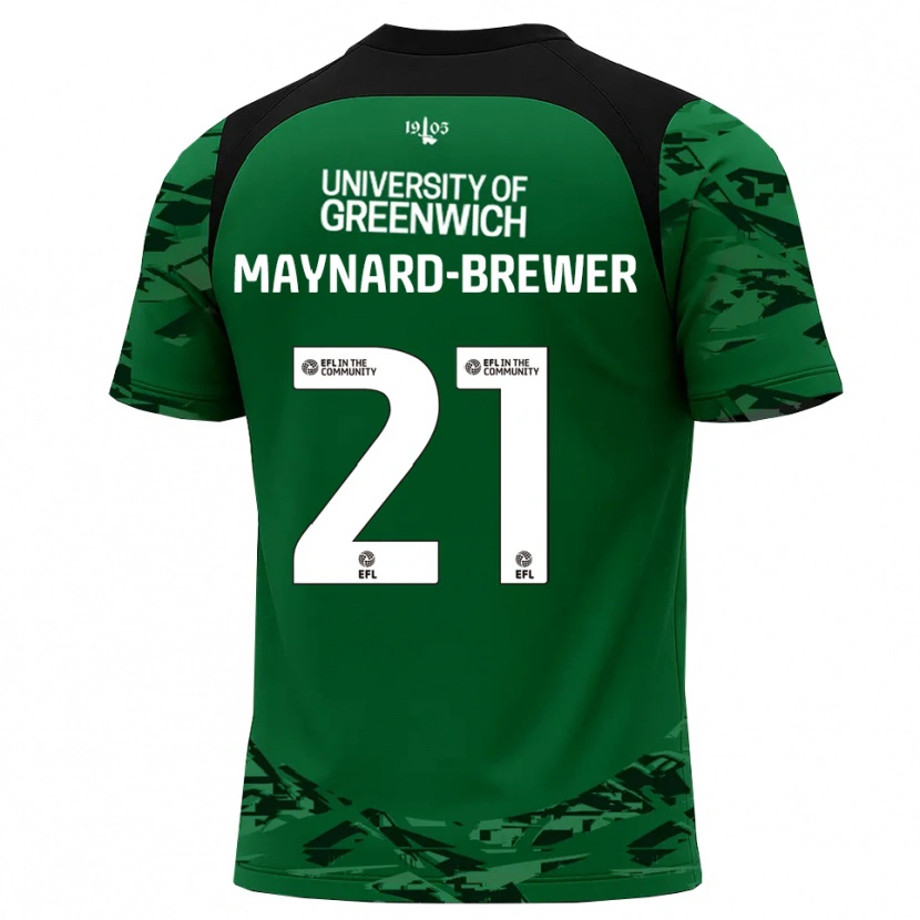 Danxen Homme Ashley Maynard-Brewer #21 Maillot de Gardien Noir Vert 2025/26 T-shirt