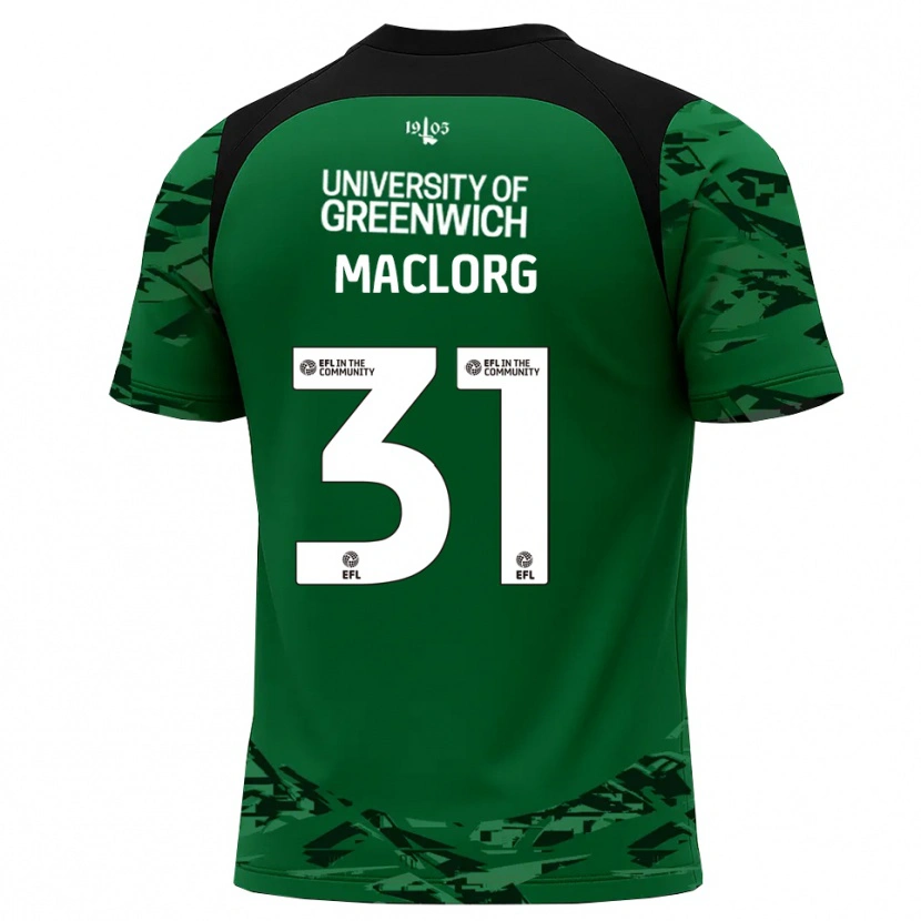 Danxen Homme Lennon MacLorg #31 Maillot de Gardien Noir Vert 2025/26 T-shirt