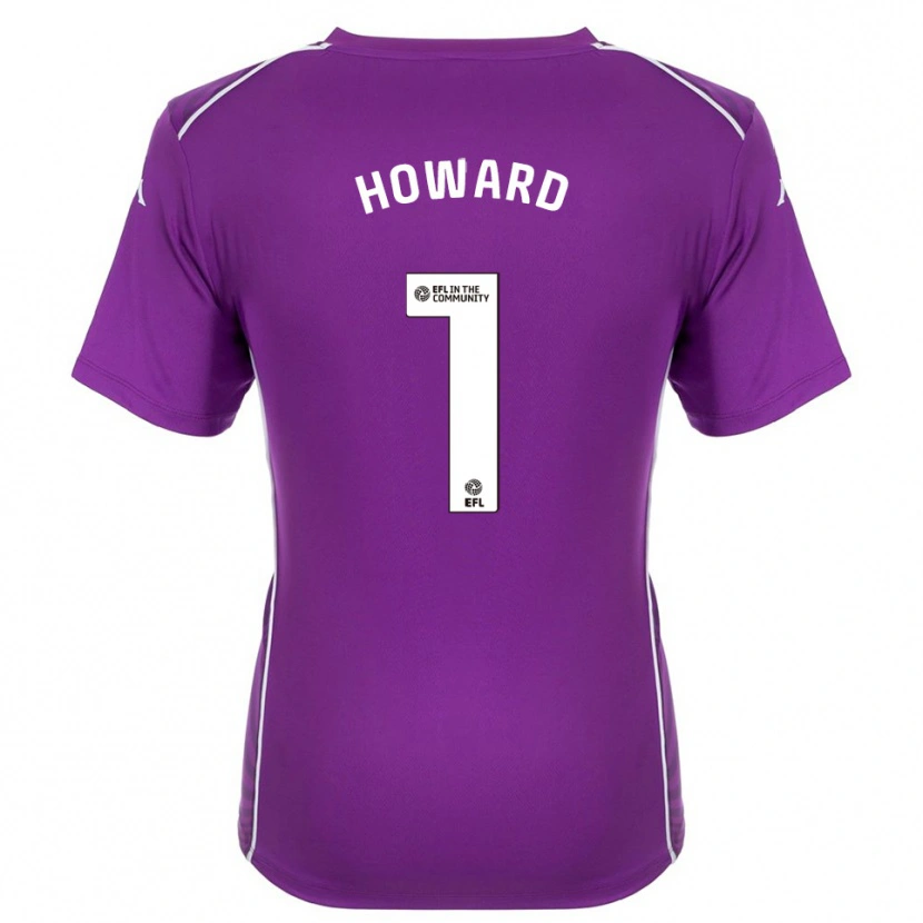Danxen Homme Archie Howard #1 Maillot de Gardien Blanc Violet 2025/26 T-shirt