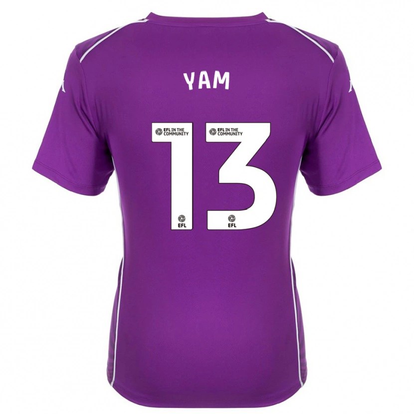 Danxen Homme Callum Yam #13 Maillot de Gardien Blanc Violet 2025/26 T-shirt