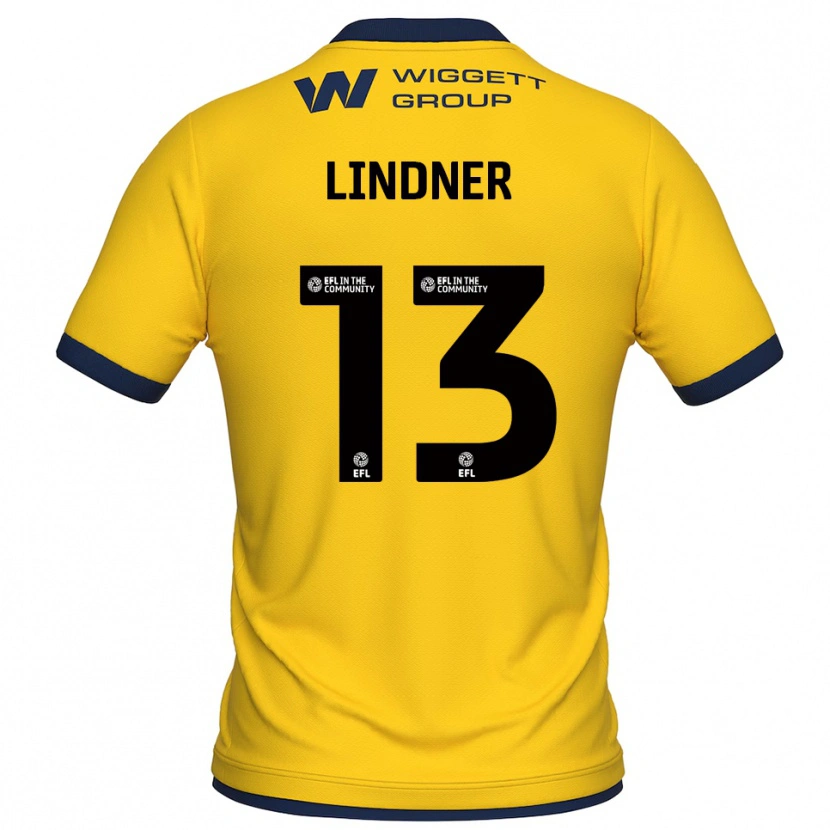 Danxen Homme Caspar Lindner #13 Maillot de Gardien Noir Jaune 2025/26 T-shirt