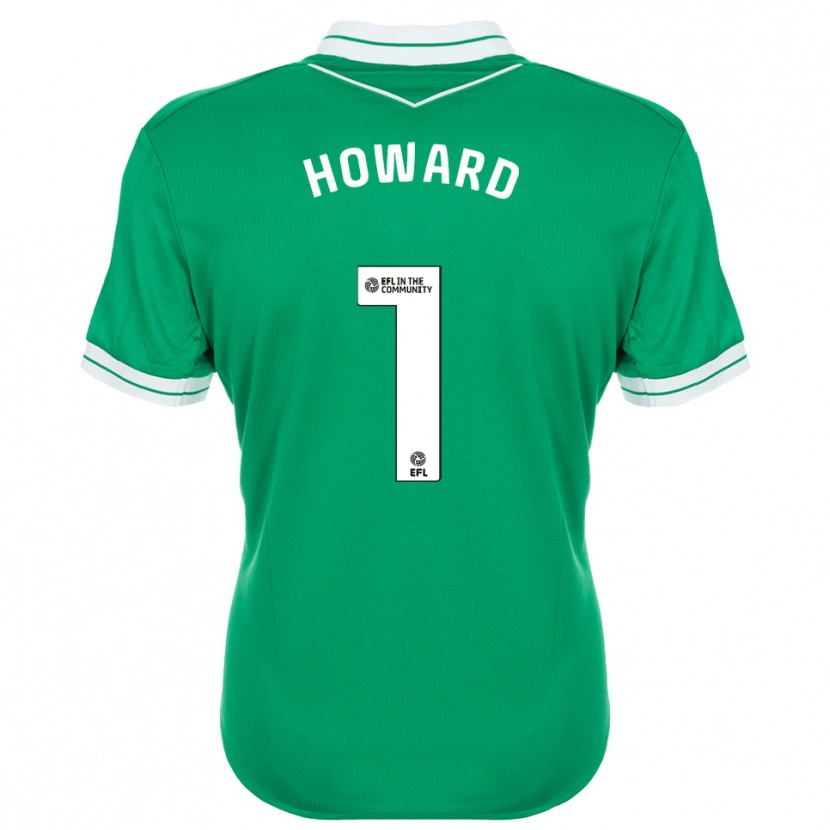 Danxen Homme Beth Howard #1 Maillot de Gardien Blanc Vert 2025/26 T-shirt