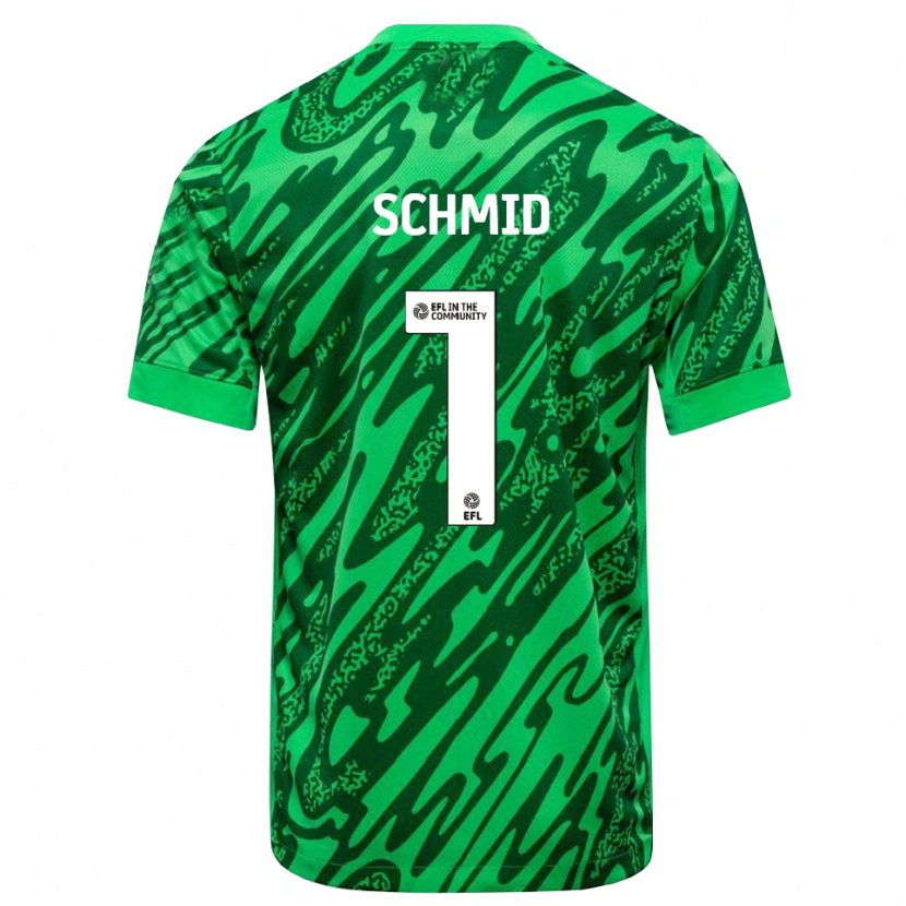 Danxen Homme Nicolas Schmid #1 Maillot de Gardien Vert Forêt 2025/26 T-shirt
