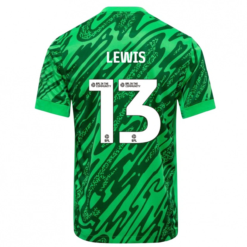 Danxen Homme Karl Lewis #13 Maillot de Gardien Vert Forêt 2025/26 T-shirt