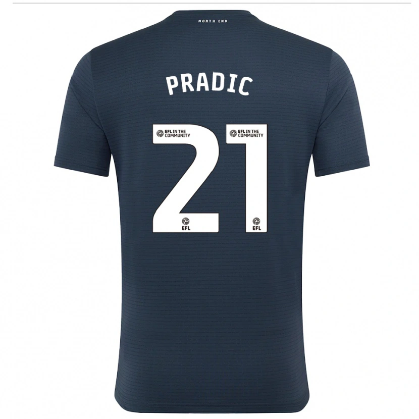 Danxen Homme James Pradic #21 Maillot de Gardien Blanc Noir 2025/26 T-shirt
