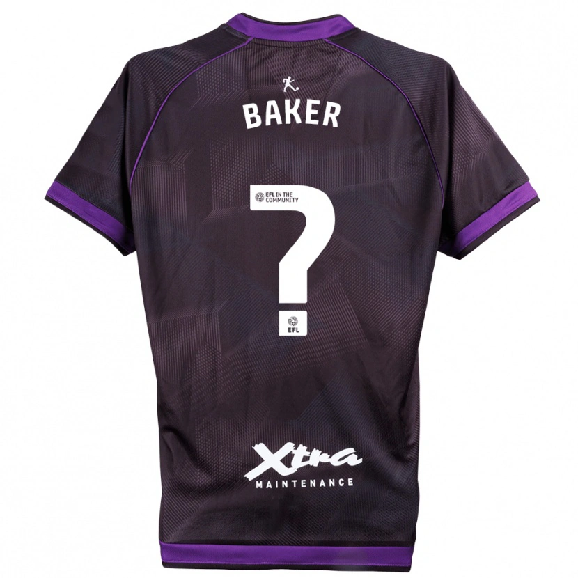 Danxen Homme Faye Baker #0 Maillot de Gardien Blanc Violet 2025/26 T-shirt