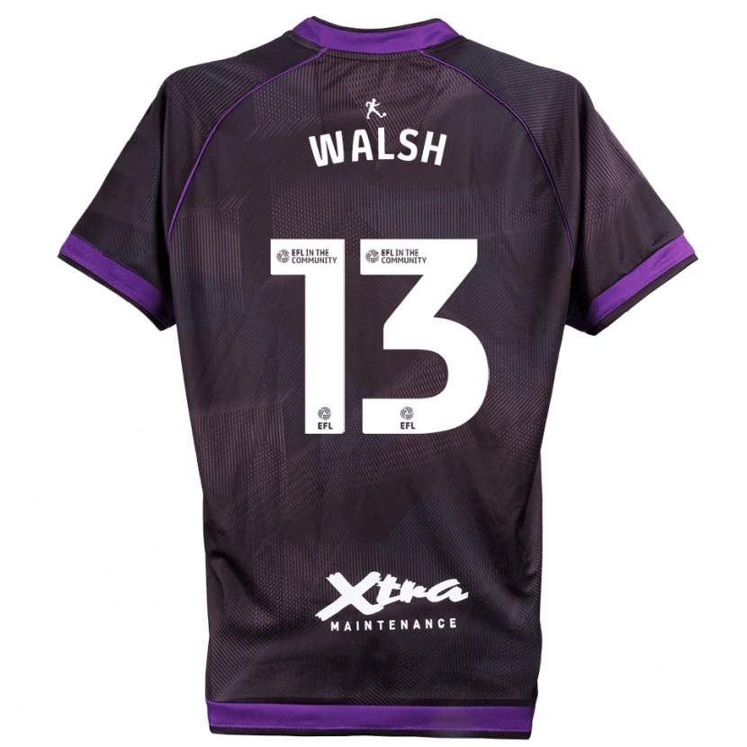 Danxen Homme Joe Walsh #13 Maillot de Gardien Blanc Violet 2025/26 T-shirt