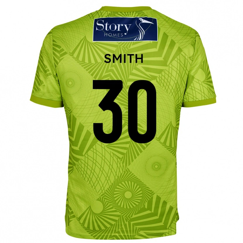 Danxen Homme Jude Smith #30 Maillot de Gardien Jaune Vert 2025/26 T-shirt