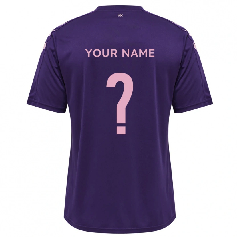 Danxen Homme York City FC Maillot de Gardien Rose Violet 2025/26 T-shirt