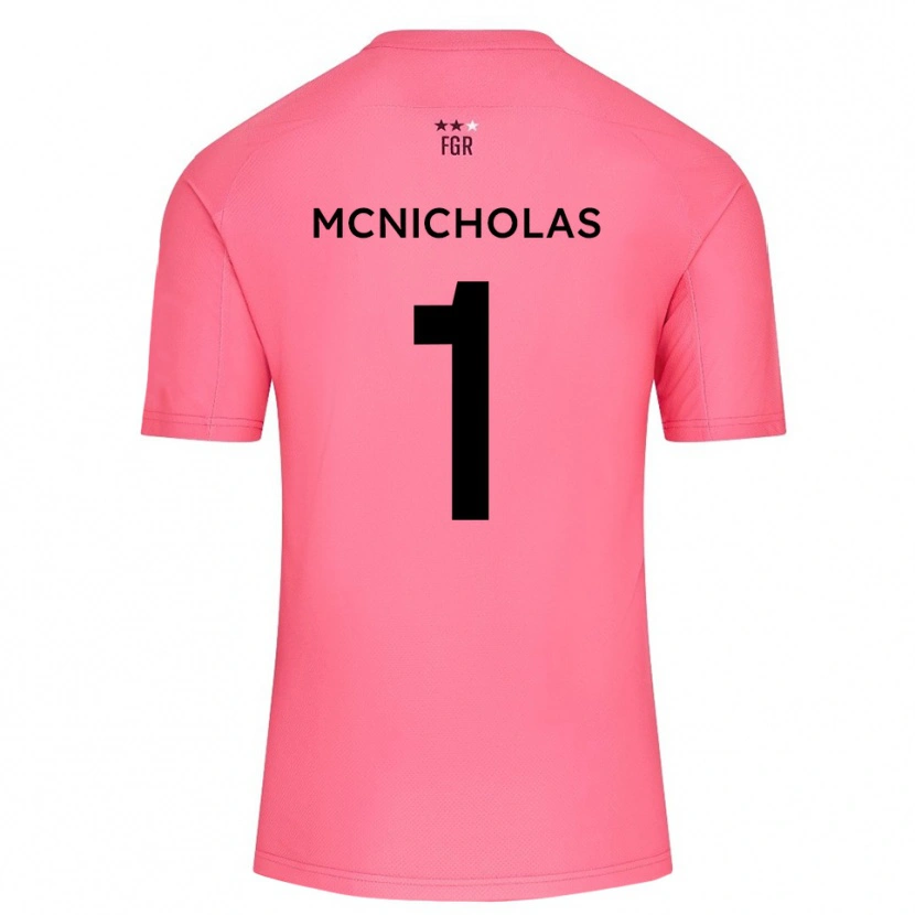 Danxen Homme Luke McNicholas #1 Maillot de Gardien Rose Fleur De Cerisier 2025/26 T-shirt