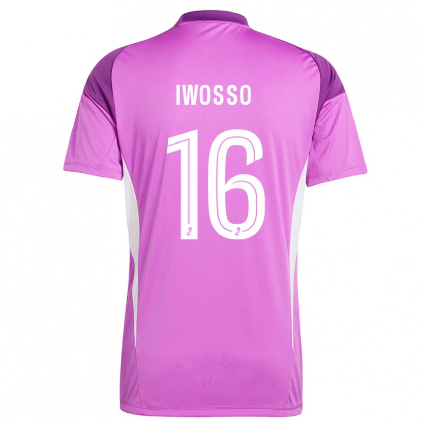 Danxen Homme Mathis Iwosso #16 Maillot de Gardien Lavande 2025/26 T-shirt