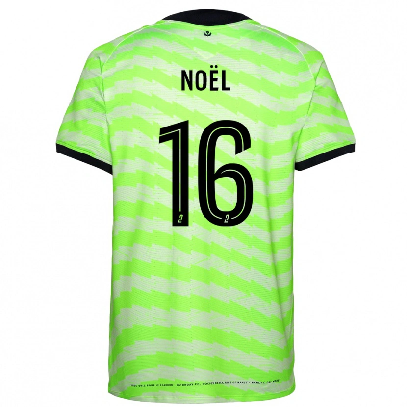 Danxen Homme Kenzo Noël #16 Maillot de Gardien Vert Néon 2025/26 T-shirt
