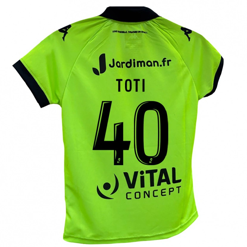 Danxen Homme Manon Toti #40 Maillot de Gardien Vert Néon 2025/26 T-shirt