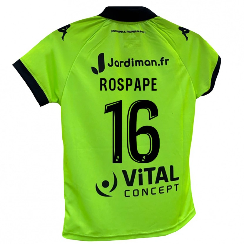 Danxen Homme Milo Rospape #16 Maillot de Gardien Vert Néon 2025/26 T-shirt