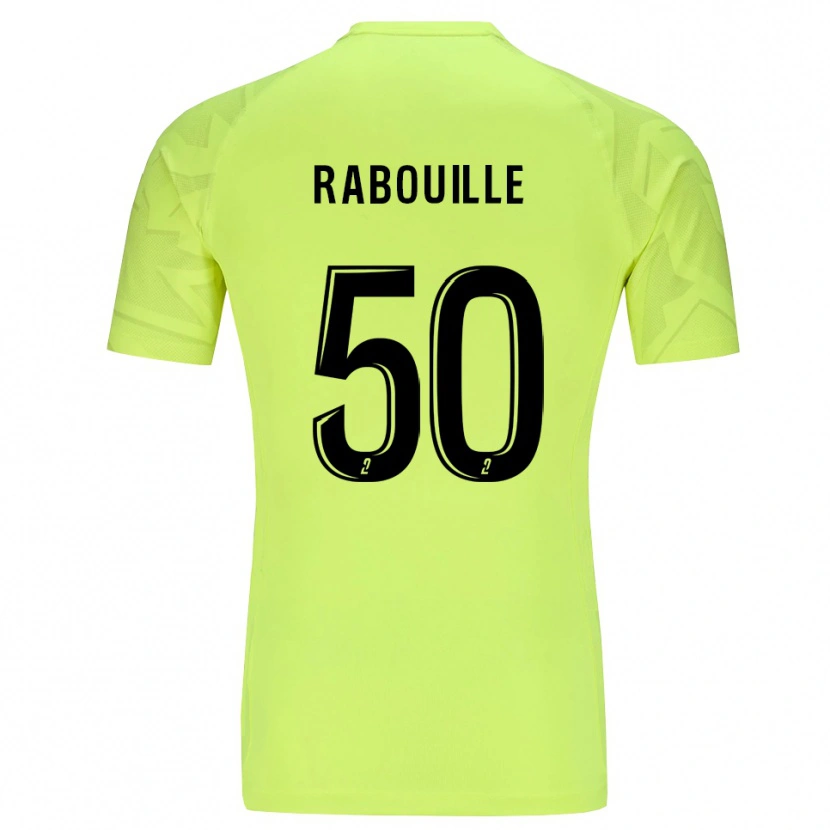 Danxen Homme Valentin Rabouille #50 Maillot de Gardien Vert Néon 2025/26 T-shirt