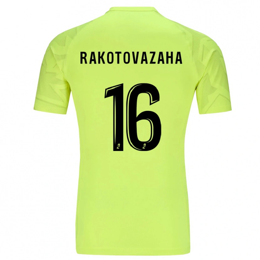 Danxen Homme Allan Rakotovazaha #16 Maillot de Gardien Vert Néon 2025/26 T-shirt