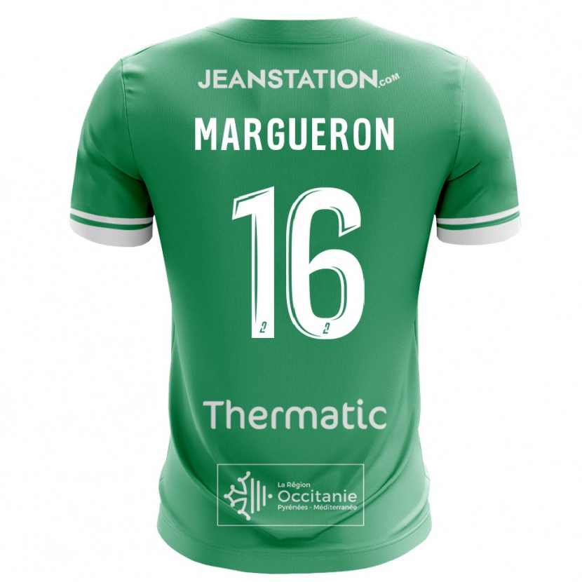 Danxen Homme Lucas Margueron #16 Maillot de Gardien Blanc Vert 2025/26 T-shirt