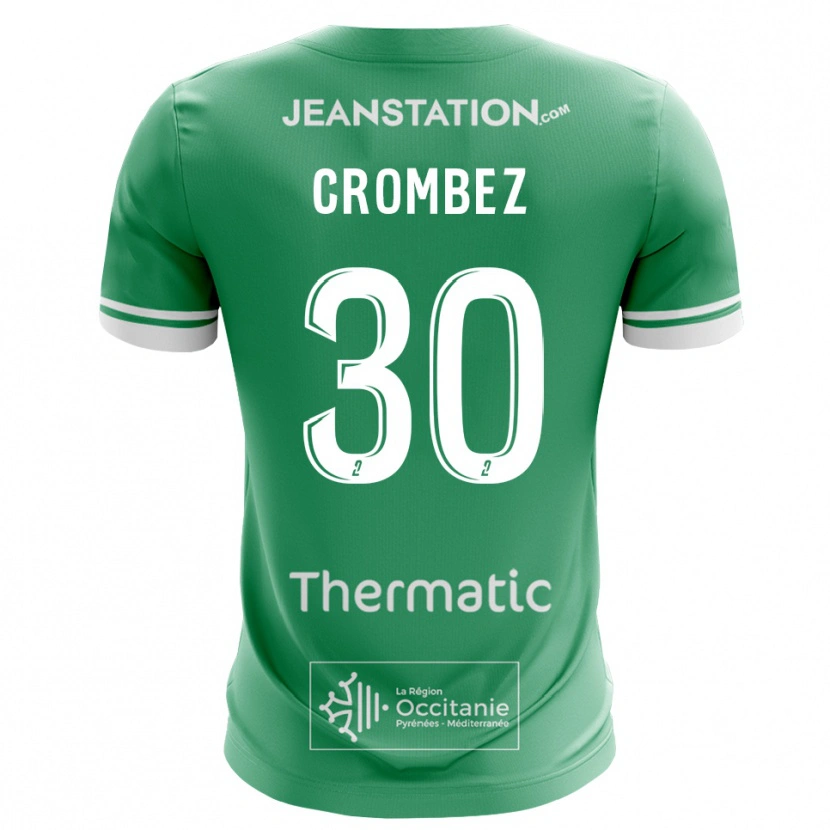 Danxen Homme Enzo Crombez #30 Maillot de Gardien Blanc Vert 2025/26 T-shirt