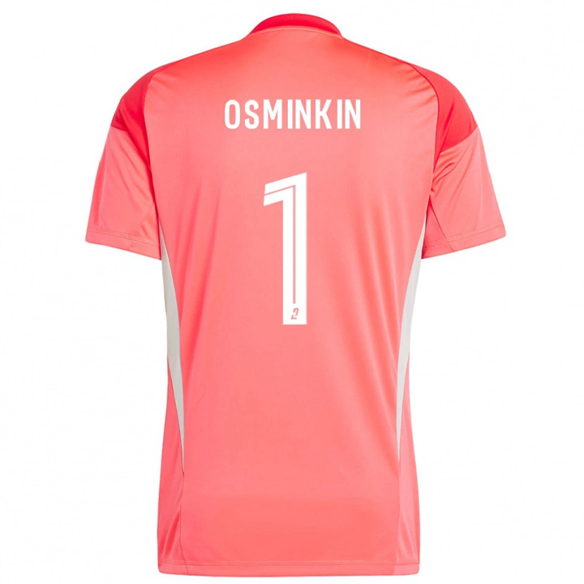 Danxen Homme Vitaliy Osminkin #1 Maillot de Gardien Blanc Rouge Orange 2025/26 T-shirt