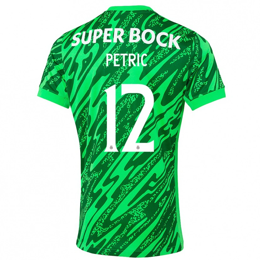Danxen Homme Luka Petric #12 Maillot de Gardien Vert Blanc 2025/26 T-shirt