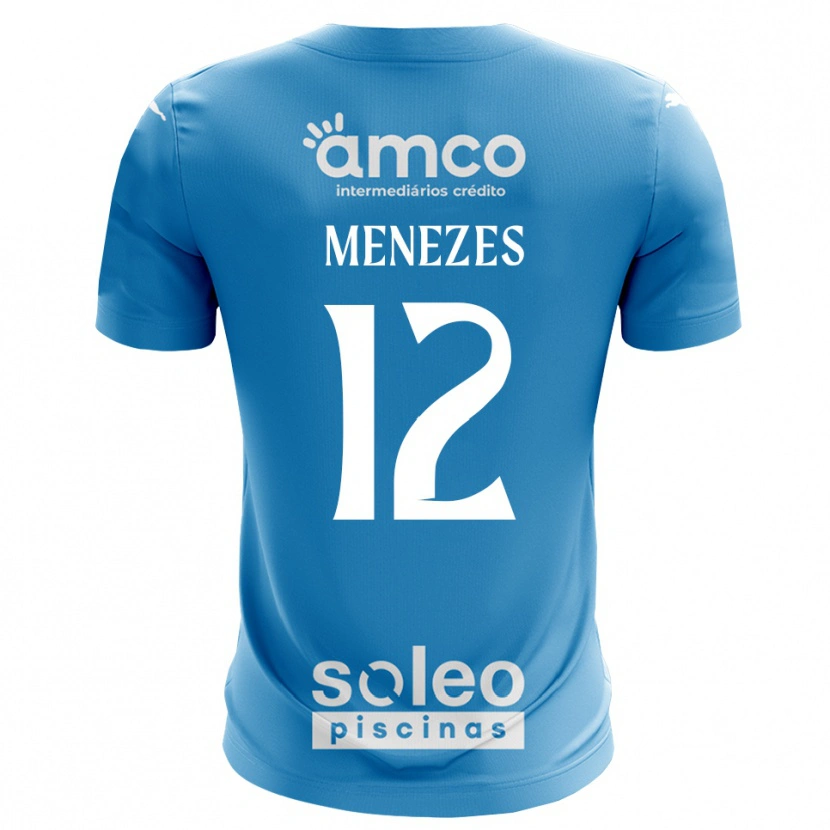 Danxen Homme Gabriel Menezes #12 Maillot de Gardien Bleu Blanc 2025/26 T-shirt