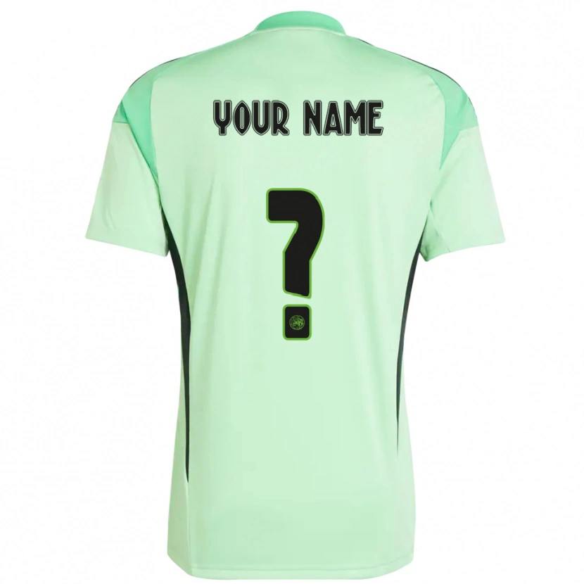 Danxen Homme Ajax Maillot de Gardien Vert Clair Noir 2025/26 T-shirt