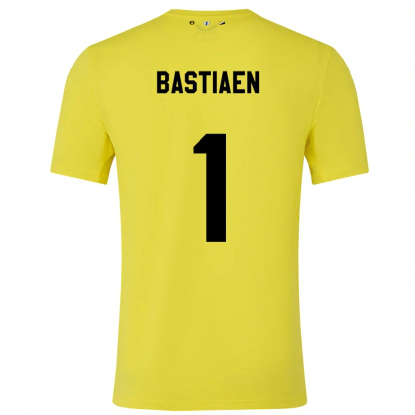 Danxen Homme Femke Bastiaen #1 Maillot de Gardien Jaune Noir 2025/26 T-shirt