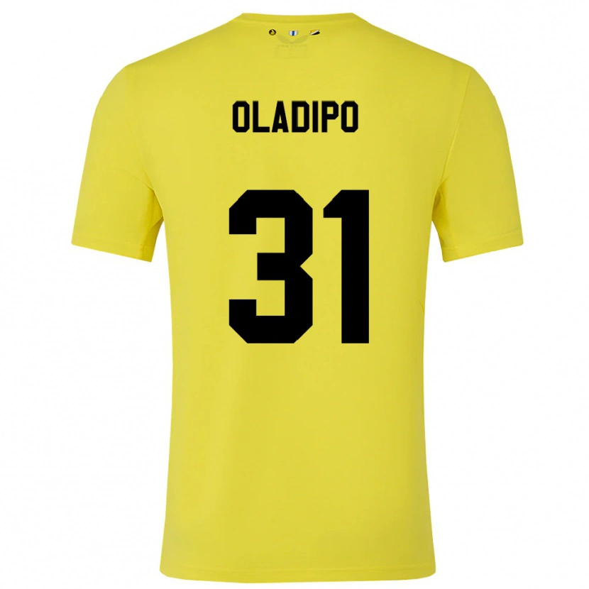Danxen Homme Laolu Oladipo #31 Maillot de Gardien Jaune Noir 2025/26 T-shirt