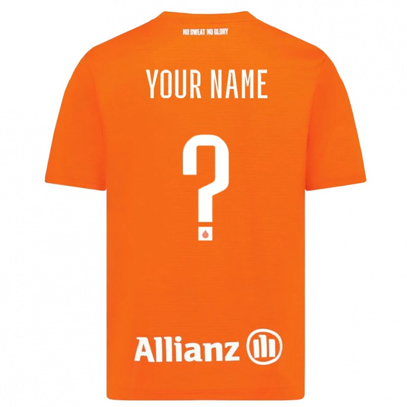 Danxen Homme Club Brugge KV Maillot de Gardien Orange Blanc 2025/26 T-shirt