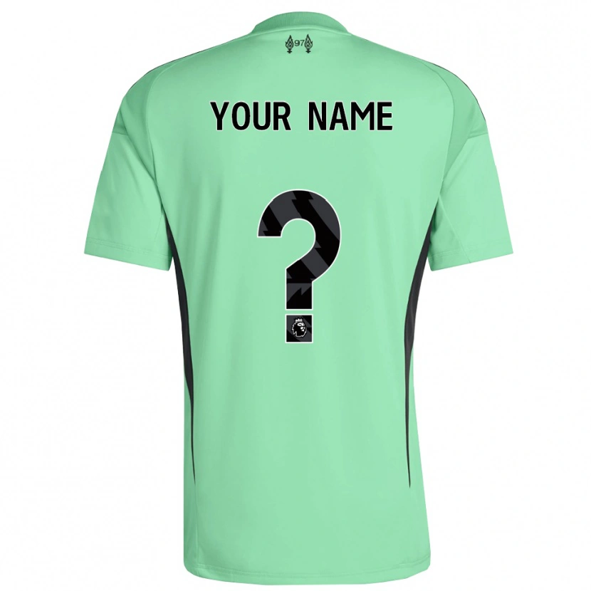 Danxen Homme Liverpool FC Maillot de Gardien Aquamarine 2025/26 T-shirt