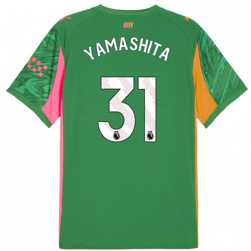 Danxen Homme Ayaka Yamashita #31 Maillot de Gardien Vert Orange 2025/26 T-shirt