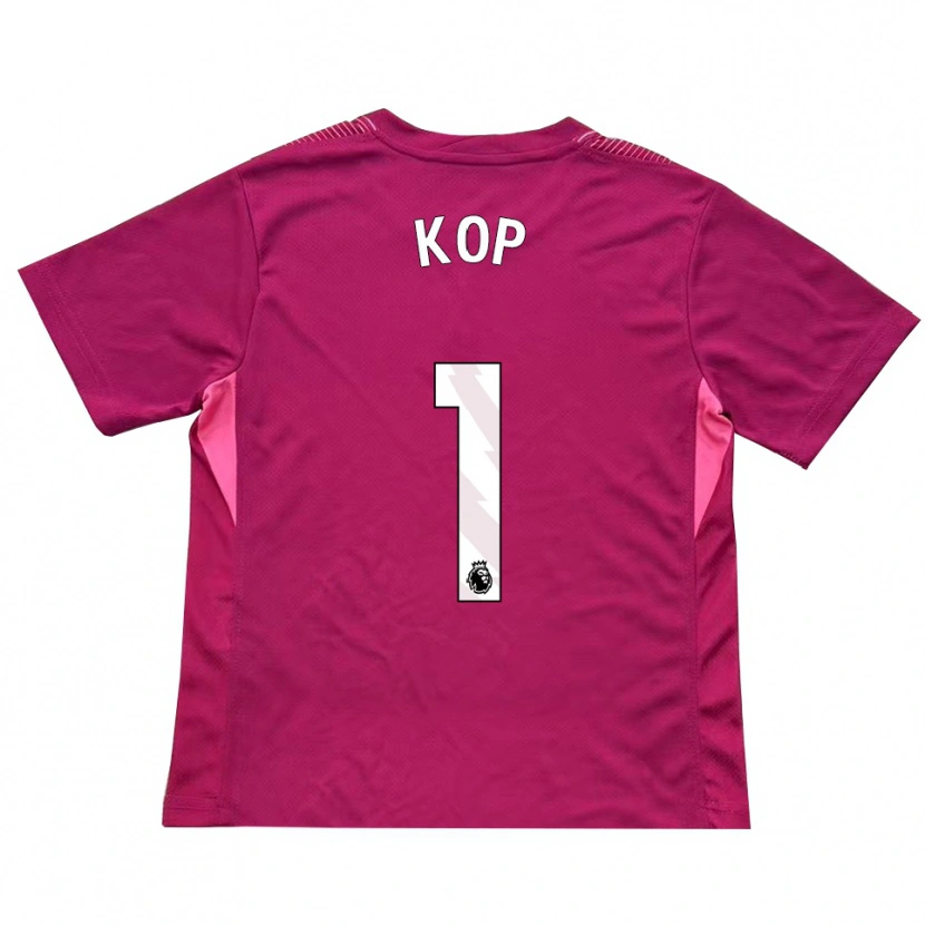 Danxen Homme Lize Kop #1 Maillot de Gardien Rose Blanc 2025/26 T-shirt