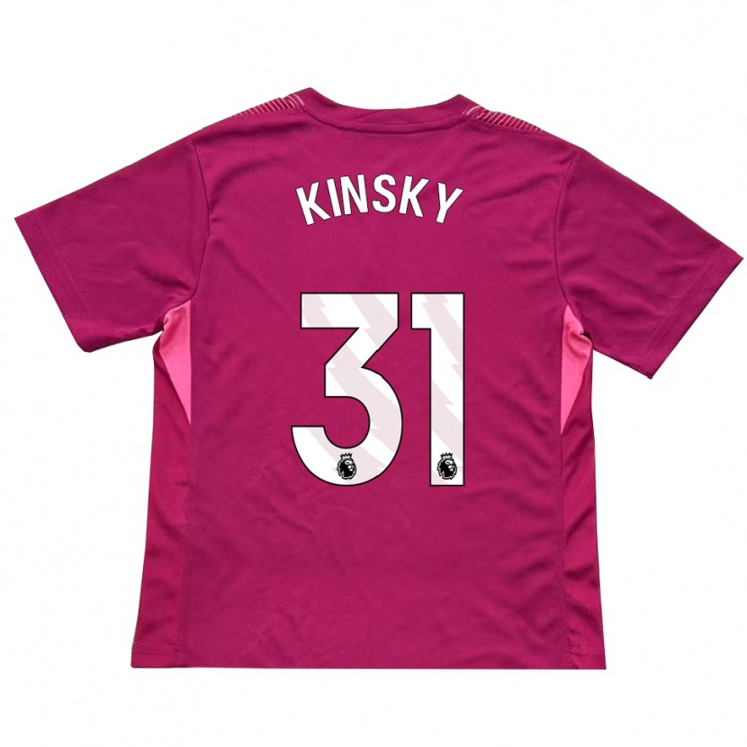 Danxen Homme Antonín Kinský #31 Maillot de Gardien Rose Blanc 2025/26 T-shirt