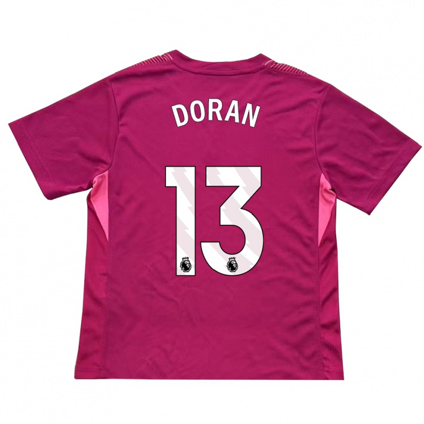 Danxen Homme Farren Doran #13 Maillot de Gardien Rose Blanc 2025/26 T-shirt