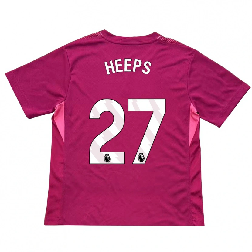 Danxen Homme Eleanor Heeps #27 Maillot de Gardien Rose Blanc 2025/26 T-shirt
