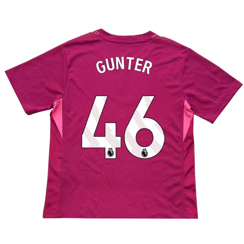 Danxen Homme Luca Gunter #46 Maillot de Gardien Rose Blanc 2025/26 T-shirt