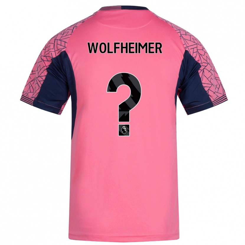 Danxen Homme Connor Wolfheimer #0 Maillot de Gardien Rose Noir 2025/26 T-shirt