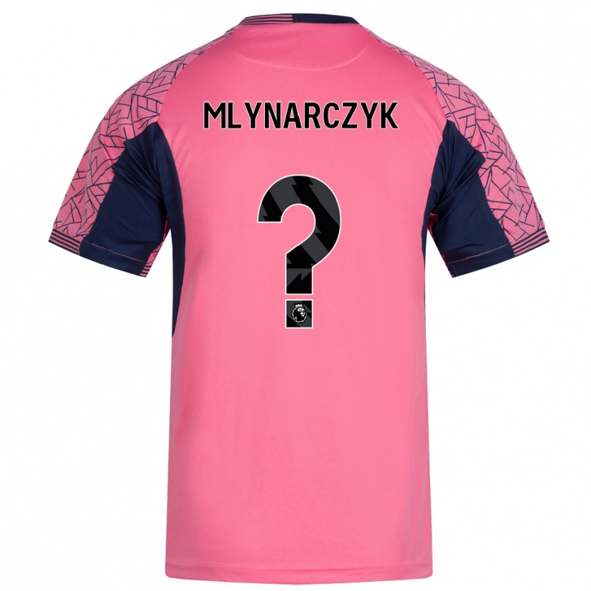 Danxen Homme Adam Mlynarczyk #0 Maillot de Gardien Rose Noir 2025/26 T-shirt