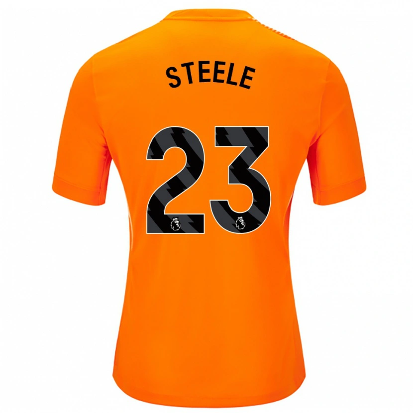 Danxen Homme Jason Steele #23 Maillot de Gardien Orange Noir 2025/26 T-shirt