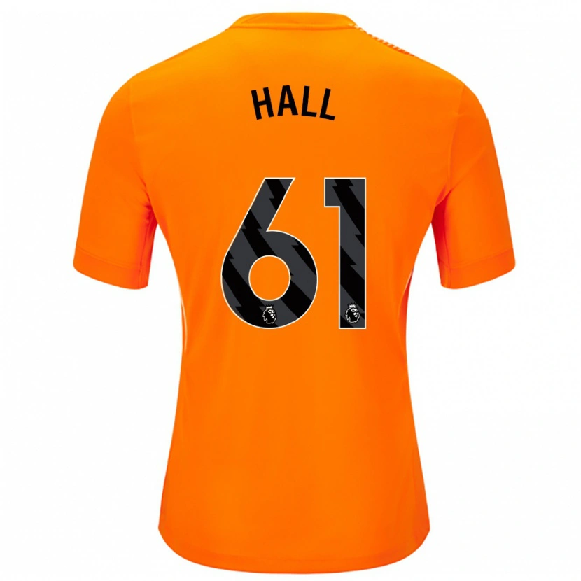Danxen Homme Steven Hall #61 Maillot de Gardien Orange Noir 2025/26 T-shirt