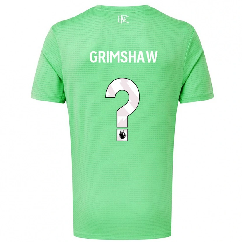 Danxen Homme Harry Grimshaw #0 Maillot de Gardien Vert Moyen 2025/26 T-shirt