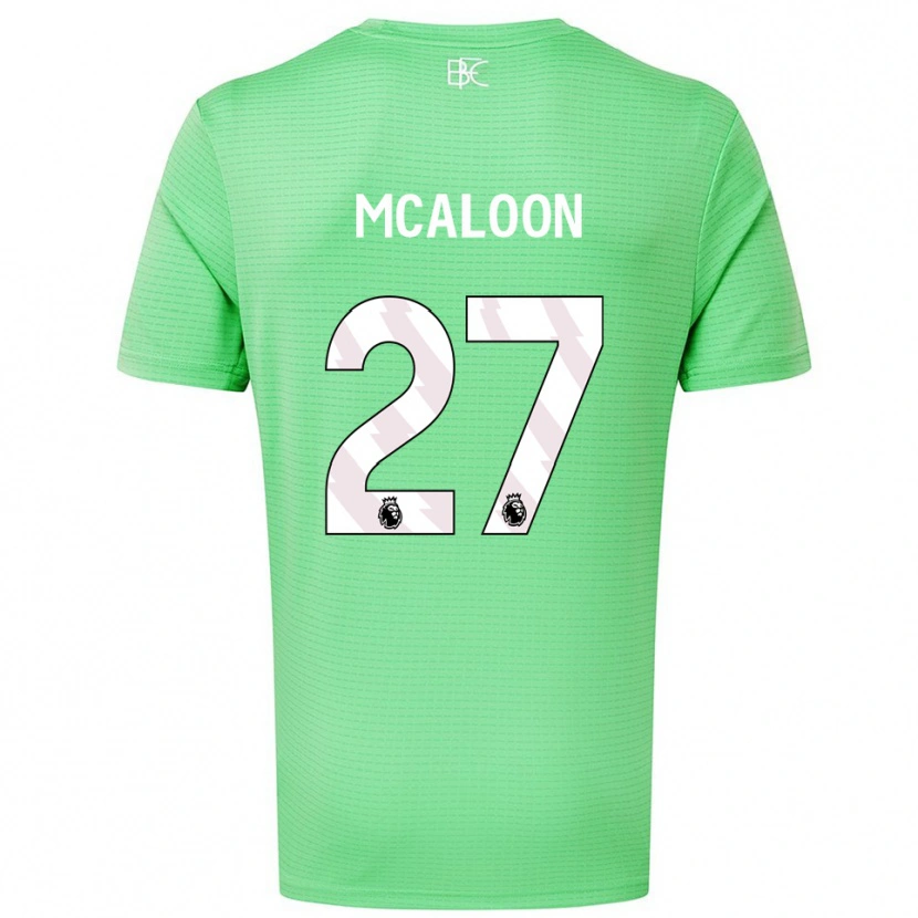 Danxen Homme Naoisha Mcaloon #27 Maillot de Gardien Vert Moyen 2025/26 T-shirt